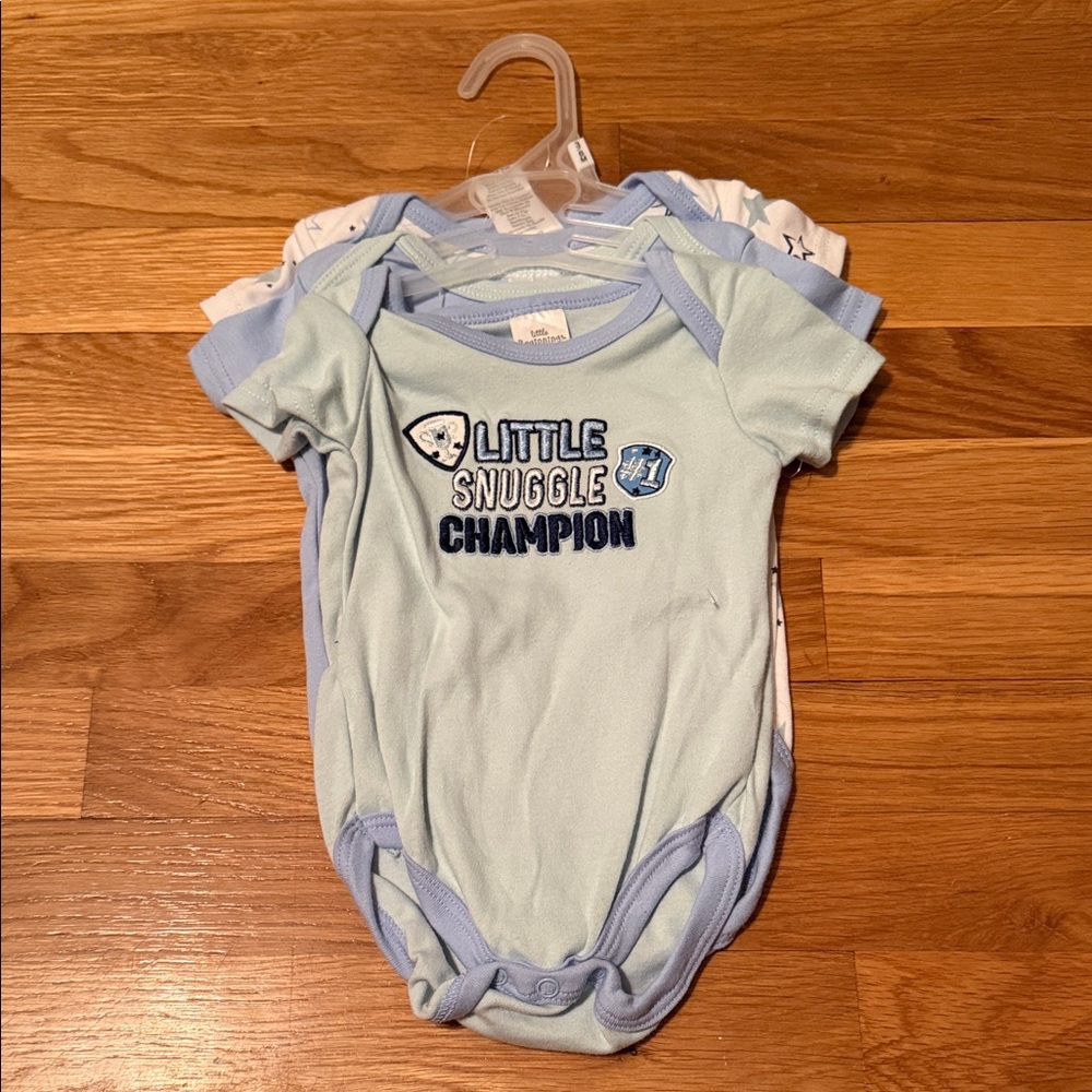 Cozy Baby‎ Blue onsie set size 3-6 months